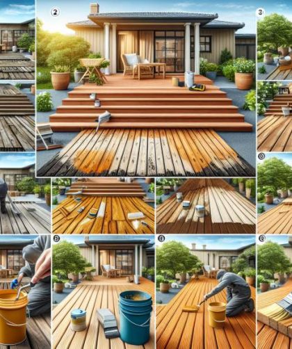 Les étapes pour rénover une terrasse en bois extérieure