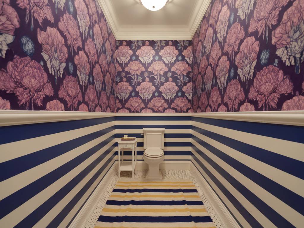 Assortir ses papiers peints déco pour toilettes : astuces et inspirations