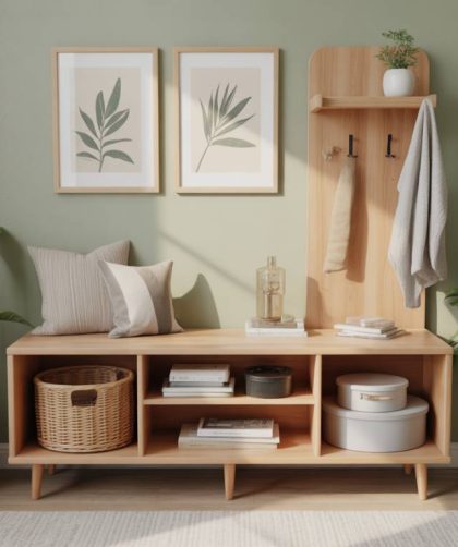 DIY : Fabriquer un banc d’entrée en bois avec rangement intégré pour allier pratique et esthétique