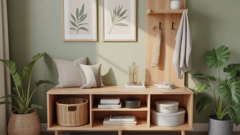 DIY : Fabriquer un banc d’entrée en bois avec rangement intégré pour allier pratique et esthétique