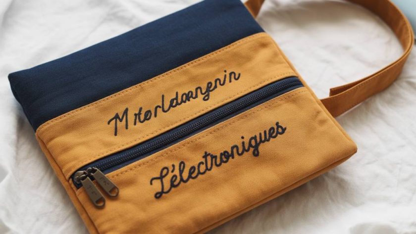 DIY : Coudre une pochette de rangement pour câbles électroniques avec chutes de tissu