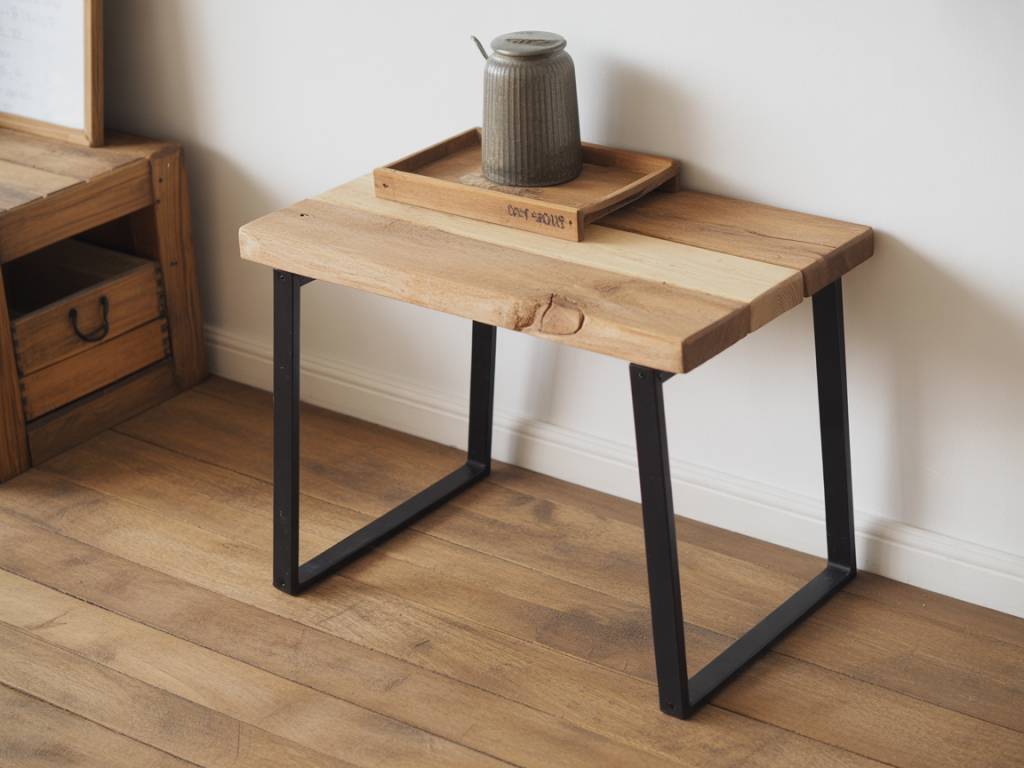 DIY : Fabriquer une table d’appoint en béton et bois pour une déco industrielle chic