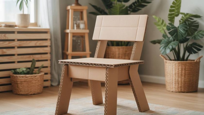 Construire une chaise en carton : guide pas à pas pour une assise solide et écoresponsable