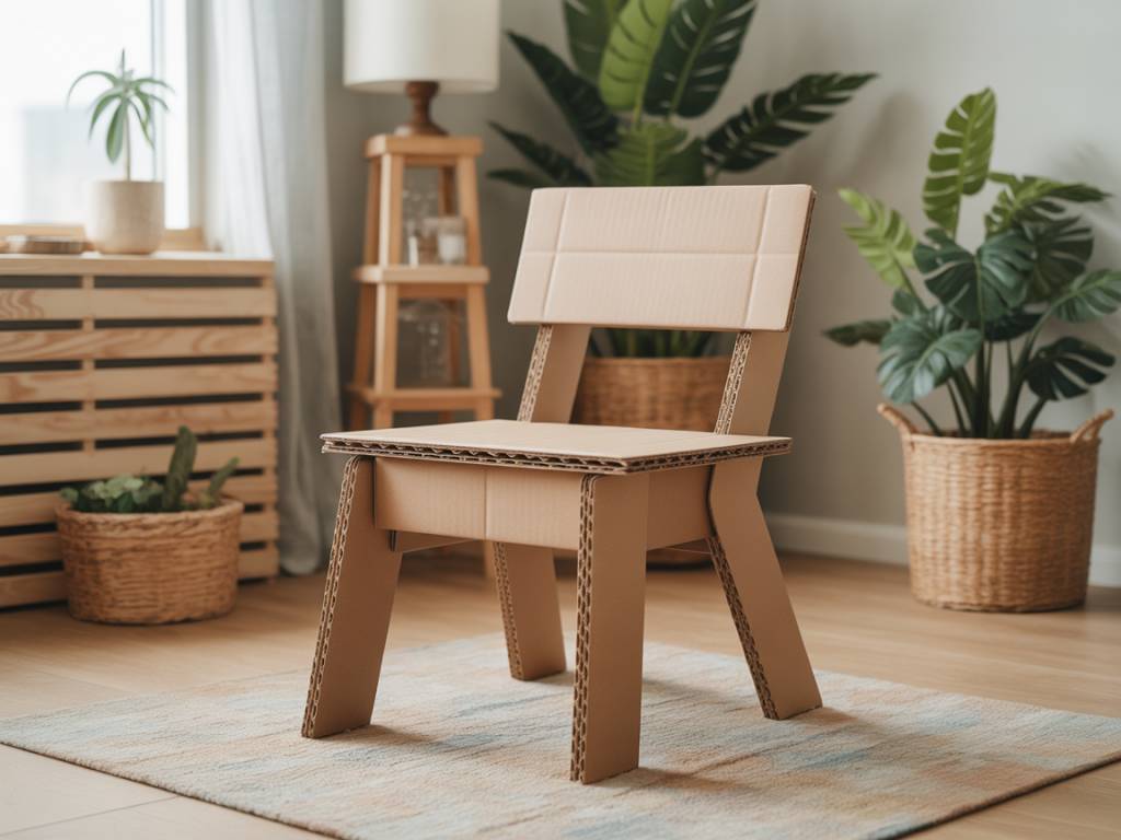 Construire une chaise en carton : guide pas à pas pour une assise solide et écoresponsable