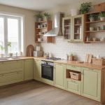 DIY : Fabriquer un îlot de cuisine en bois avec rangements à partir de meubles recyclés