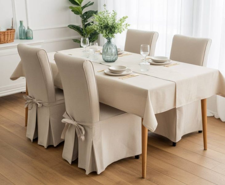 DIY : Coudre des housses de chaises sur mesure pour relooker votre salle à manger à petit prix