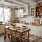 Home staging : repeindre une cuisine en bois rustique sans se tromper