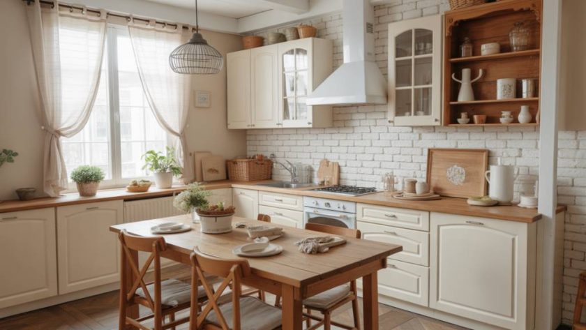 Home staging : repeindre une cuisine en bois rustique sans se tromper