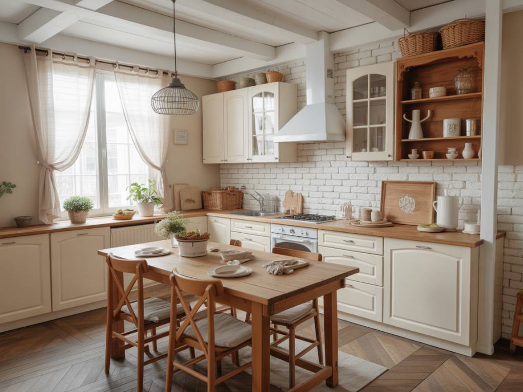 Home staging : repeindre une cuisine en bois rustique sans se tromper