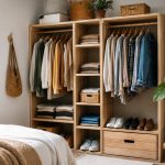 DIY : Fabriquer un dressing modulable en bois recyclé pour optimiser un petit espace avec style