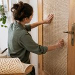 Comment coller du cannage sur une porte pleine : méthode et conseils pratiques