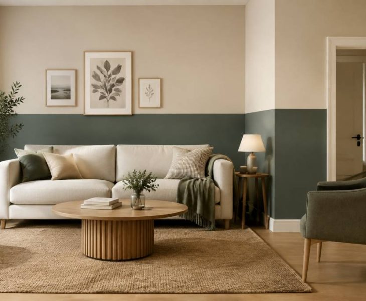 Murs bicolores : idées et conseils pour une décoration élégante