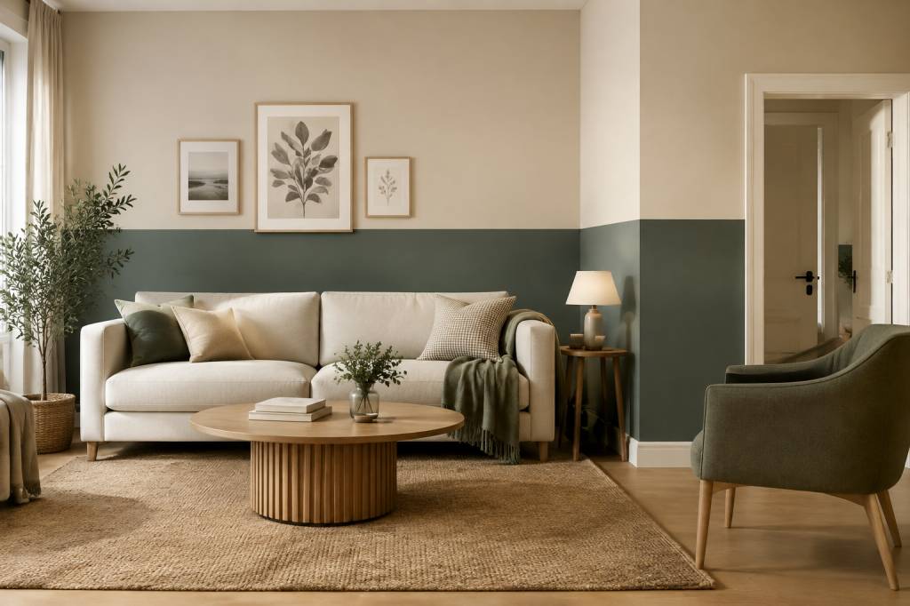 Murs bicolores : idées et conseils pour une décoration élégante