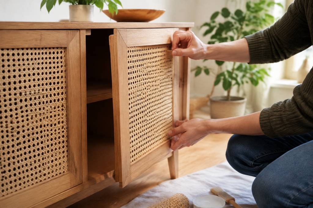 Peut-on coller du cannage sur un meuble ? Techniques et conseils pratiques