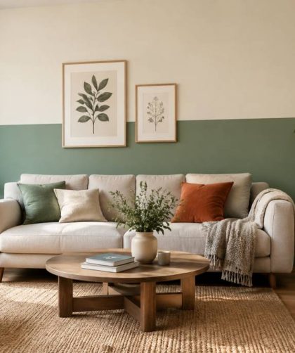 Mur bicolore : comment choisir les bonnes couleurs et réussir sa décoration murale