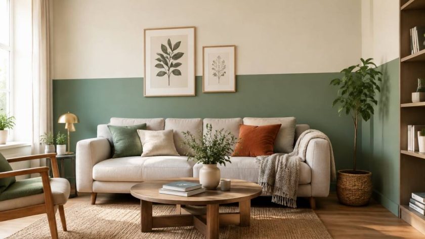 Mur bicolore : comment choisir les bonnes couleurs et réussir sa décoration murale